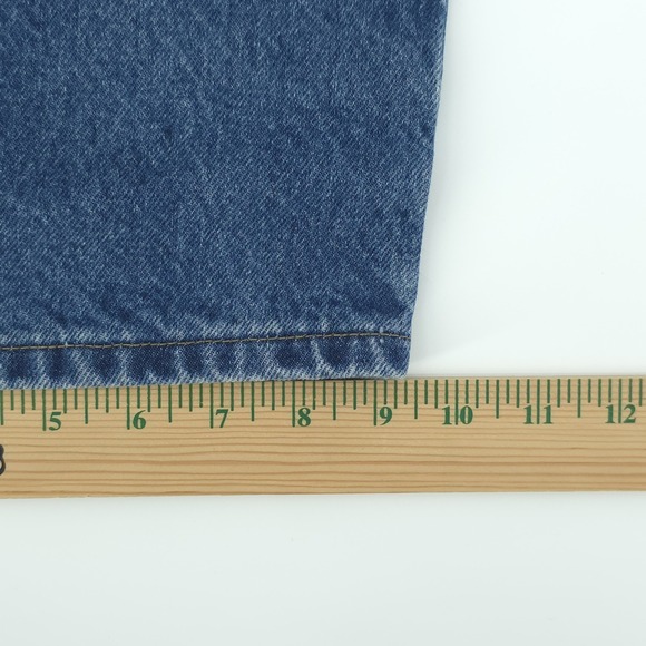 Carhartt Blue Jeans‎ Mens 42X30 Relaxed Fit Denim Straight Leg Work - Picture 12 of 13